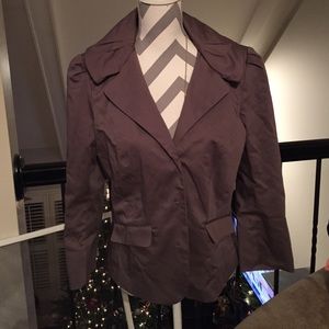 COPY - LOFT - Gorgeous Puff sleeve Blazer - Dark …